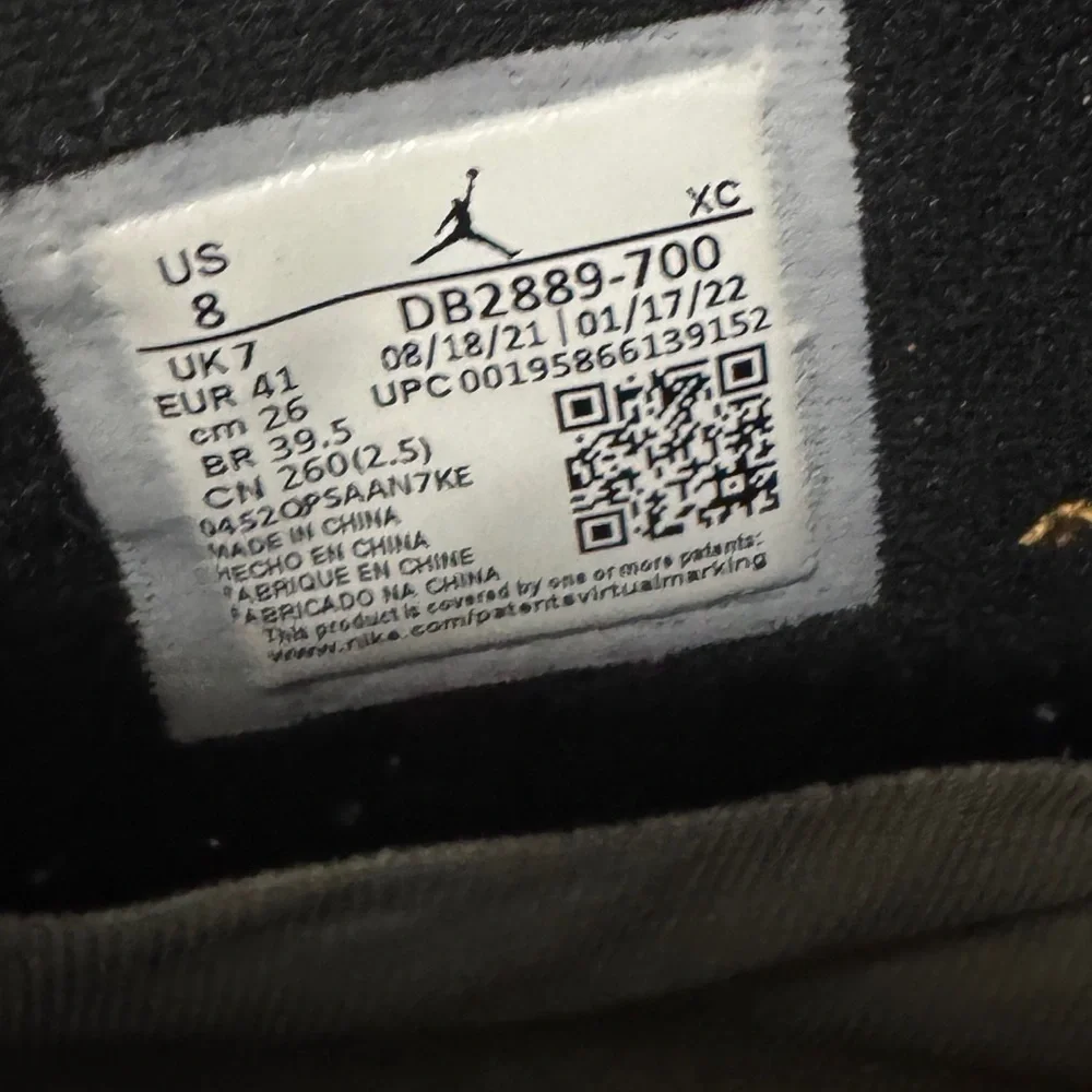 Rare Nike Air Jordan 1 high element Gore-Tex curry size 8 Y2K retro 90’s - Picture 10 of 10